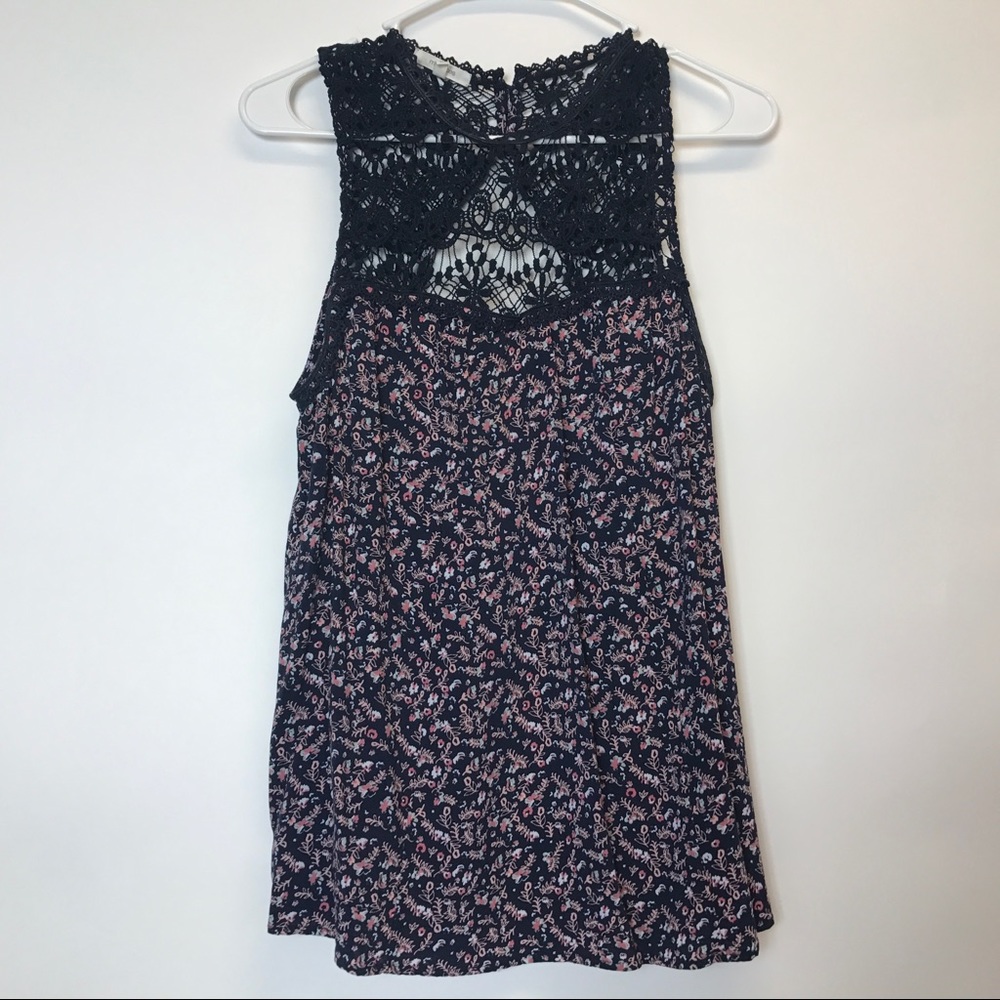 Maurices Lace & Floral Tank Top